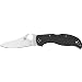 Spyderco Stretch ZDP-189 Carbon Fiber Plain Edge Knife, Black