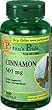 Puritan's Pride Cinnamon 500mg 100 Capsules 1 Bottle