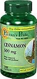 Puritan's Pride Cinnamon 500mg 100 Capsules 1 Bottle