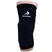 Padded Knee Sleeves (1 Pair) Protective Compression Wear - Men & Women Basketball Brace Support - Best to Immobilize, Strap & Wrap Knee for Volleyball, Football, Contact Sports - Snug & No Chafing