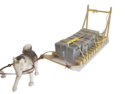 Childrens Toyshop  Toys : Sledge and Dog Team