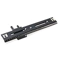 Quenox/Fotomate LP-03 Makro-Einstellschlitten (Makroschlitten, Kameraschlitten, Fotoschlitten, Makroschiene) - Verstellweg 24cm