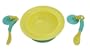 Stay-Put Cutlery+Bowl Set
