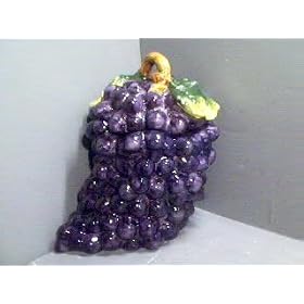 GRAPES 3-Dimensional Cookie Jar GRAPE Bundle *NEW!* by KMC/KK-Grape