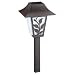 Tools & Hardware : Malibu SolarSelect Premium Two White LED Outdoor Metal Garden Lights, Oil Rubbed Bronze with Frosted Globe 2-Pack #LZ3005OB2
