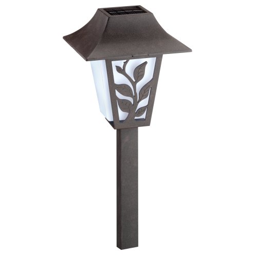 Tools: Malibu SolarSelect Premium Two White LED Outdoor Metal Garden Lights, Oil Rubbed Bronze with Frosted Globe 2 Pack #LZ3005OB2