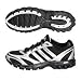 adidas Orbed Trainers - Black/Metallic Silver/Silver - UK Size 10
