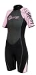 Womans Osprey 34 Chest Shortie Wetsuit *X-Small* in Pink