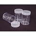 COIN STORAGE TUBES, round clear plastic w/ screw on tops for AMERICAN SILVER EAGLES (ASE) (Quantity of 10 tubes)