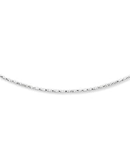 Sterling Silver 17in Polished Fancy Neckwire Necklace. Metal Wt- 4.09g