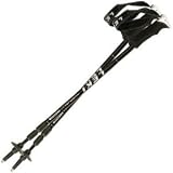 LEKI Carbonlite Antishock Trekking Poles - 1 Pair Black, 65-135cm