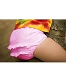 : Monkey Bar Buddies *Baby Buddies* Pink Ruffle Diaper Cover