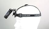 Relags LED 'Clip' Leuchte, mit Stirnband - transparent, schwarz
