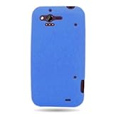 WIRELESS CENTRAL Brand Silicone Skin BLUE Rubber Soft Cover Case Sleeve For ....