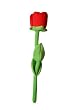 27" Bendable Stuffed Rose Plush Flower (Around 69cm) - Red