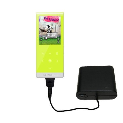 Emergency AA Battery Charge Extender for the Samsung YP-T10JAUY - Gomadic Brand w/ TipExchange Technology