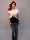 Baby Be Mine Maternity Belly Band 3 Pack in Black, White and Stone Available in 4 Sizes