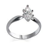 .925 Sterling Silver Marquise Band Cubic Zirconia Ring Size 5 to 10