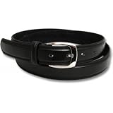 Leather Lined Childrens Black Leather Belt