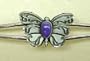 Earth Song Diamond Cut Bracelet - Single Butterfly