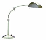 House Of Troy V501-SN Vision Collection Portable Halogen Table Lamp - Satin Nickel