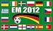 EM 2012 Fahne mit allen 16 Ländern Flagge Grösse 1,50x0,90m - FRIP -Versand®