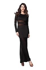 Sexy Winter Lace Polyester Striped Print  Dress