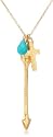 [チビジュエルズ] chibi jewels アロー　ロング　ネックレス(ゴールド/ターコイズ) N010G (gold w/turquoise)
