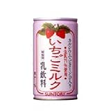 サントリー いちごミルク 190g缶 1ケース 30本 断水