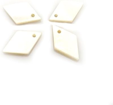 Wholesale 100pcs Rhombus Shell Pendant Shell Earring Pendant Fashion Shell Jewelry Accessory
