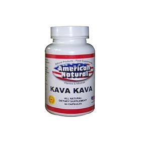 American Natural Kava Kava 500 mg 60 caps Sleep Aid Relax Anti-Stress