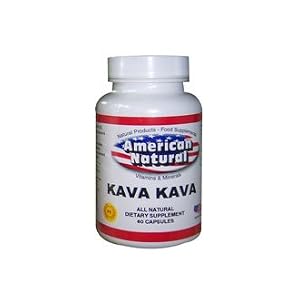 American Natural Kava Kava 500 mg 60 caps Sleep Aid Relax Anti-Stress