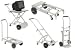 Tools & Hardware : Multi Function 5 In 1 Convertible Hand Truck