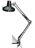 Alvin CL1755-B Swing-Arm Combination Lamp, Black