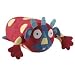 Alex Home: Kids Plush Bright Red Proud Polly Monster Bolster Pillow