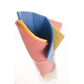  Squeeze Cellulose Cleaning Cloths, Mixed Colors, 3-Pack