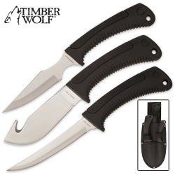 Timber Wolf® 3-Piece Elite Hunting Set with Sheath