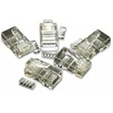 Cables to Go Modular Plug - Network connector - RJ-45 (M) - ( CAT 5e ) - clear (pack of 25 )