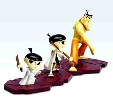 Childrens Toyshop  Toys : Samurai Jack Training Progression Statue Maquette Figure