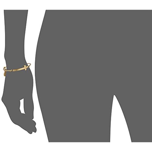 Cross Expandable Wire Bangle Bracelet Alex and Ani "Spiritual Armour" 
