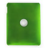Premium Rubberized Green Snap-on Hard Case Cover for Apple iPad 16GB, 32GB, 64GB Wi-Fi and WiFi + 3G - Seamless Rear Case Only