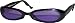 Porn Star Optics STILETTO Black Sunglasses with Purple Polycarbonate Lenses