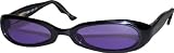 Porn Star Optics STILETTO Black Sunglasses with Purple Polycarbonate Lenses