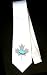 Party Decoration Necktie with map, maple leaf, canada, outline, anticosti island