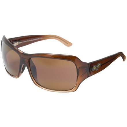 Maui Jim Palms Sunglasses - Polarized Chocolate Fade/Hcl Bronze, One Size On Sale