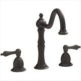Belle Foret N13001 Widespread Kitchen Faucet with Lever Handles Finish: Stainless Steel