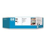 HP 90 Black Ink Cartridge. 3PK NO 90 BLACK INK CARTRIDGE FOR DESIGNJET 4000/4500 PRINTER I-SUPL. Black - Inkjet - 3