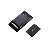 Acase 3500 mAh Extended Life Battery + Cover for HTC EVO 4G (Black) ~ Acase