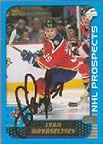 Niklas Hagman, Florida Panthers, 2002 Topps Autographed Card