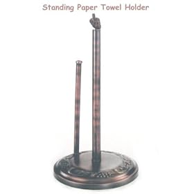 <b>Old Dutch International Antique Embossed Standing Paper Towel Holder, 13-Inch</b>